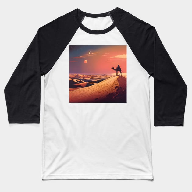 Sahara Baseball T-Shirt by Colin-Bentham